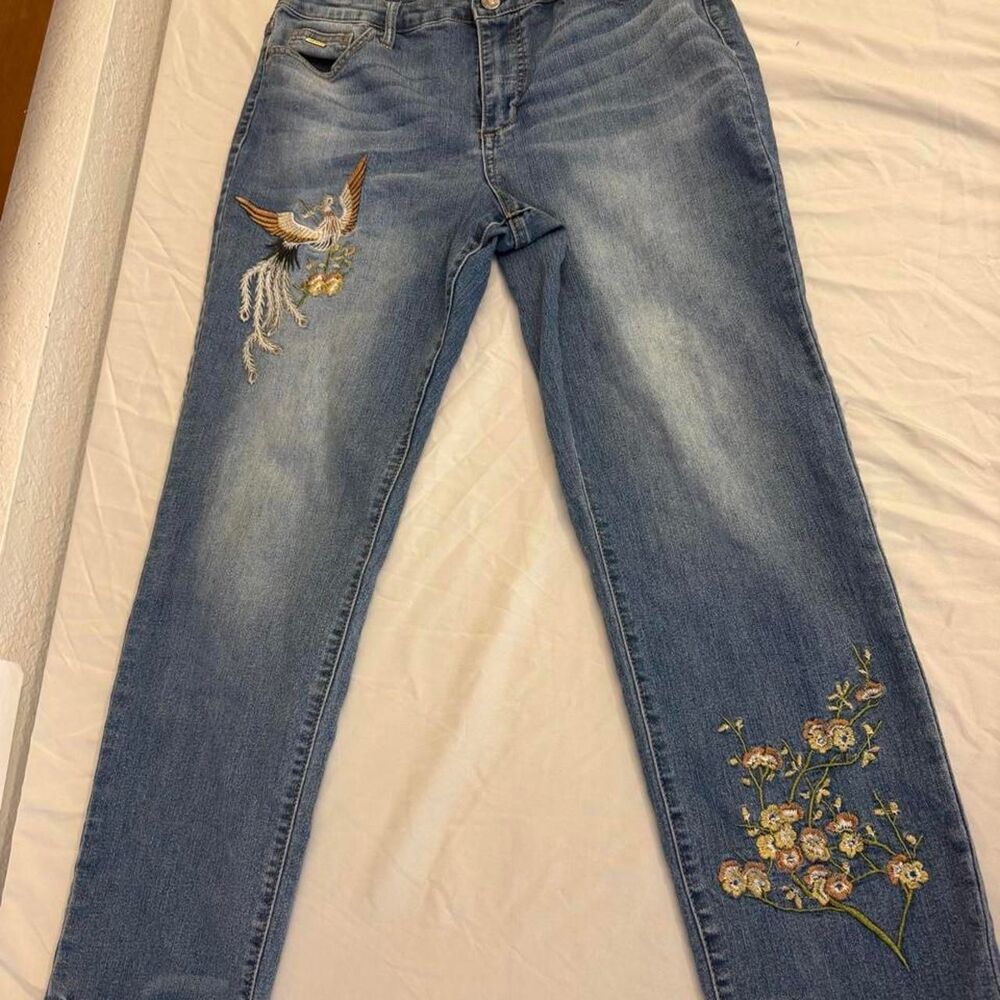 Nine-west Women's Blue and Navy Jeans